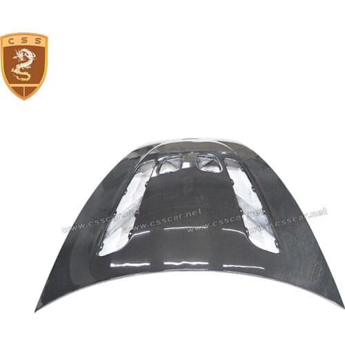 Carbon fiber front engine cover for Aston Martin V8 V12 car original model engine bonnet oem style dry carbon fibre engine hood