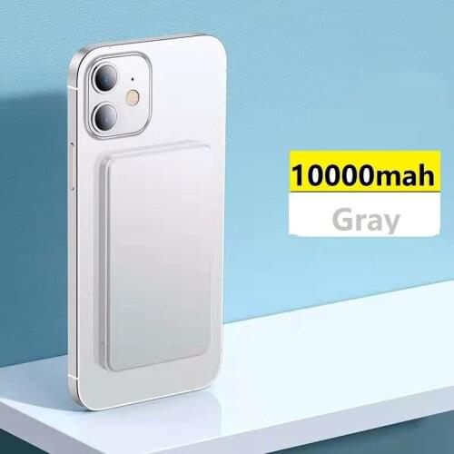 Magnetic Charging Wireless 10000mah Mobile Phone Power Bank Supply for Iphone, Xiaomi, Samsung, Huawei, Portable Chargers