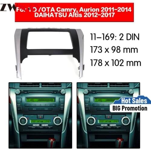 Car DVD Player frame For 2001-2004 Toyota Camry Auto Radio Multimedia NAVI fascia