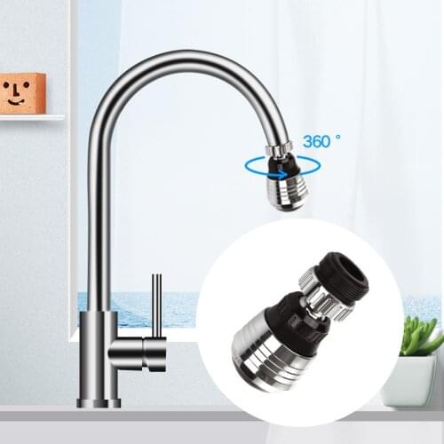 360 Degree Adjustment Kitchen Faucet Extension Tube Bathroom Extension Water Tap Water Filter Foam Kitchen Faucet Accessories