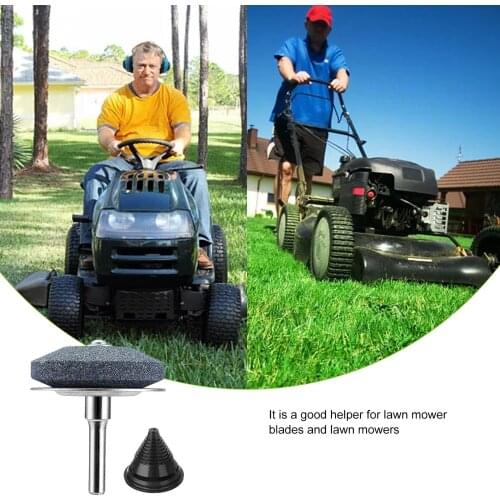 Knife Sharpening Drill Lawnmower Faster Blade Sharpener Grinding Garden Tools Rotary Garden Lawn Mower Parts Garden Friendly