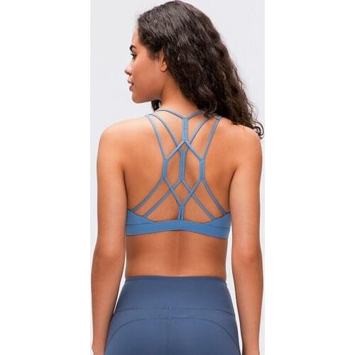 Crisscross Training Fitness Sport Bras Top Women Butter Soft Skinfriendly Workout Gym Yoga Brassiere Exercise Top