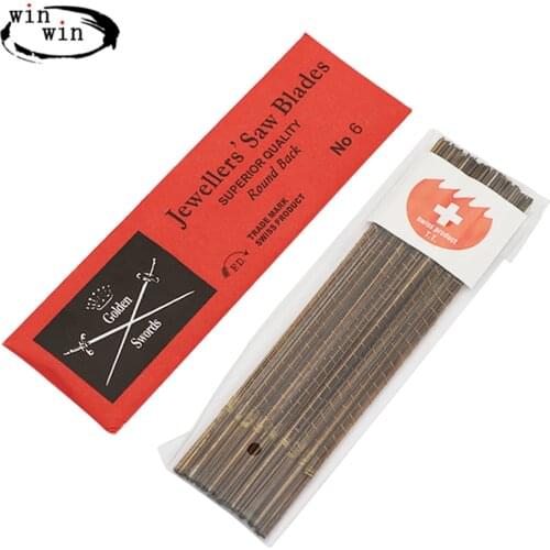 144pcs of 130mm Imported Hand Saw Blades German High Speed Steel Double Sword Jewelry Broach Saw Blades Jig Saw Blades