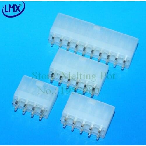 20pcs/lot 2*8PIN=16PIN Pitch 4.2MM Straight Solid Needle 180 Degree 5557 Double Row connector for Molex PCB Board