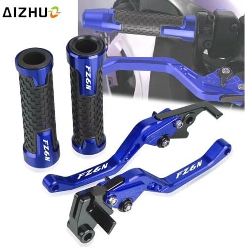 CNC FZ6N FOR YAMAHA FAZER600 FZ6S/FZ6N 1998-2003 1999 2000 2001 2002 Motorcycle Accessories Brake Clutch Levers handlebar LOGO