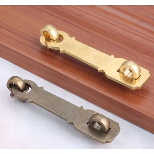 Chinese Antique Lock Pure Copper Chain Buckle Door Latch Door Lock Copper Thickened Latch Buckle 110*25mm