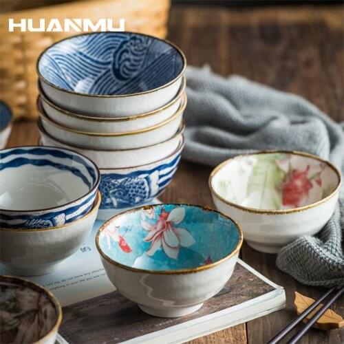 European Luxury Style 4.5-inch Rice Bowl Ceramic Unglazed Anti-scalding Bowl European Simple Household Soup Bowl High-legged