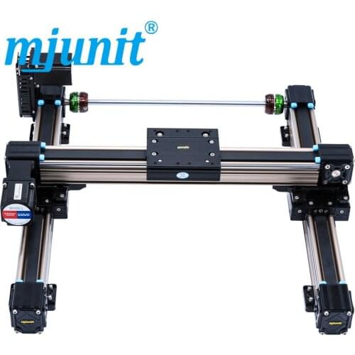 Mjunit MJ50 xy linear slide rail linear guide rail with flange block for cnc machine with 2000x2000mm stroke flat