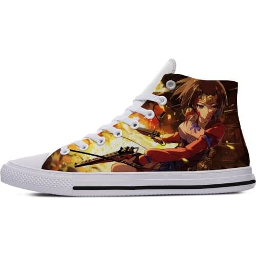 Hot Cool Fashion Funny Sneakers Handiness Casual Shoes For Men Women 3D Print Anime Koutetsujou No Kabaneri THE IRON FORTRESS