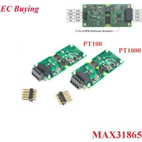 MAX31865 High-precision Isolated Temperature Acquisition Module PT100/PT1000 (multi-channel support) RTD