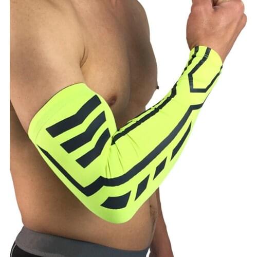 Outdoor Sport Basketball Running Soft Elastic Protective Arm Guard Sleeve Wrap