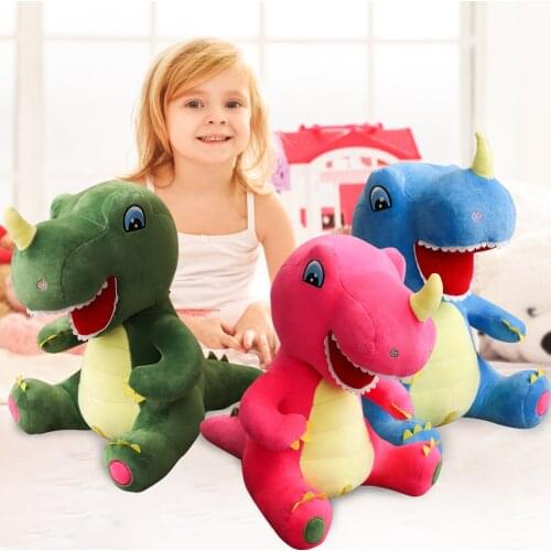 New Dinosaur Doll Plush Toy Pillow Tyrannosaurus Doll Childrens Day Gifts For Kids Sofa Bedroom Cute Cushion Soft Decoration