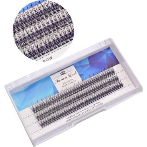 Premium 3D Mink Eyelash Extension 120pcs Knot Free Cluster Eye Lashes Cilios Posticos Natural False Eyelashes Makeup Tool