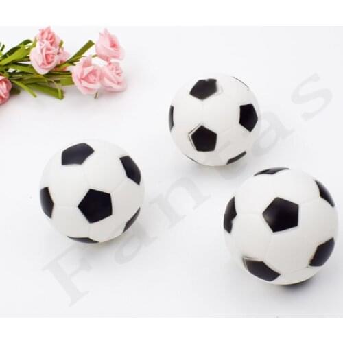 6.5cm Rubber Dog Toy Enamel Vocal Pitch Football for Teddy Gold Hair Squeak Dog Toy Molar Teeth Cleaning Pet Toy Dog Toys