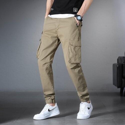 Cargo Jogger Pants Men 2021 Hip Hop Streetwear Jogger Pant Fashion Trousers Multi-Pocket Casual Joggers Sweatpants Men Pants