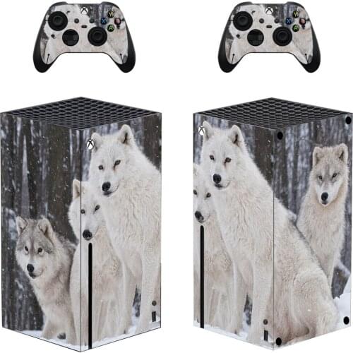 Wolf Style Xbox Series X Skin Sticker for Console & 2 Controllers Decal Vinyl Protective Skins Style 1