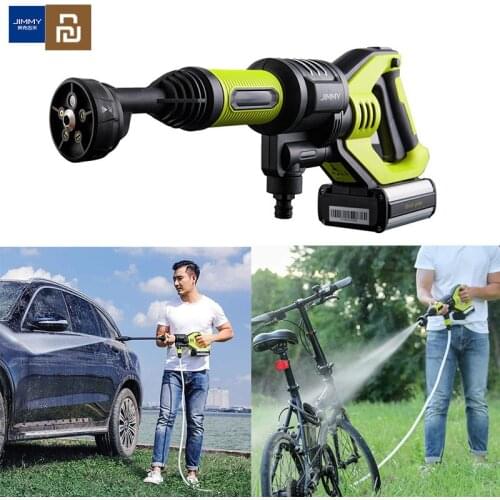 Youpin JIMMY Handheld Wireless Flush Gun JW31 2.2 MPa Water Pressure 180L/h Water Flow 2500mAh Power Lithium Battery