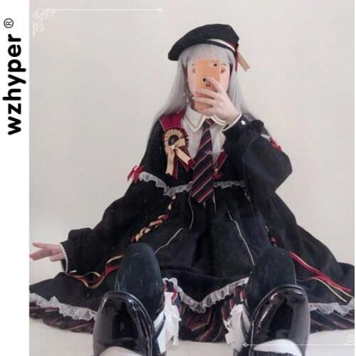 Lolita Skirt Magical Girl Little Witch Alchemy Genuine Op Dress Gothic Lace Women Princess Dress Halloween Costume for Girl