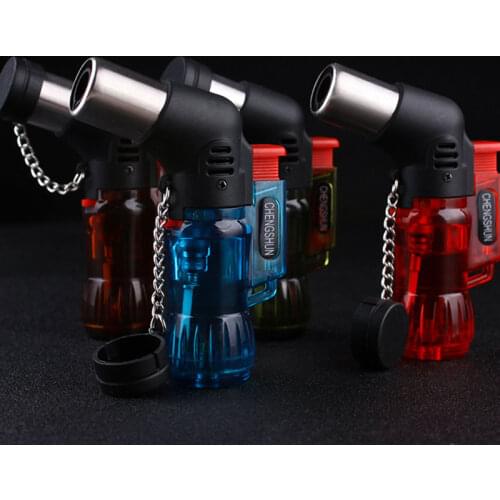 1PC Kitchen Butane Lighter Cooking Torch Refillable Adjustable Windproof Flame Lighter BBQ Ignition Spray Gun Picnic Tool NO GAS