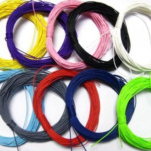 10 Strands Waxed Polyester Twisted Cord String Thread Line 1mm X10Meters