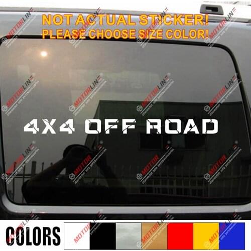 4X4 Off Road 4WD Decal Sticker Car Vinyl fit for Jeep Ford Chevrolet Toyota d