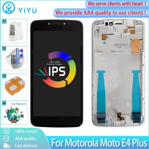5.5" Original LCD For Motorola Moto E4 Plus LCD Display With Touch Screen Digitizer Assembly Replacement Parts