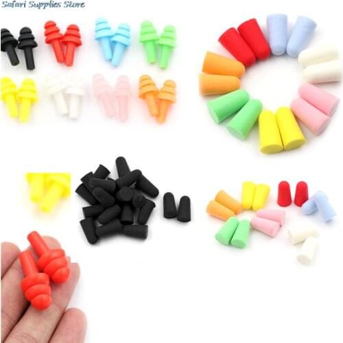 10Pairs=20Pcs comfort earplugs noise reduction Foam Soft Ear Plugs Noise Reduction Earplugs Protective for sleep