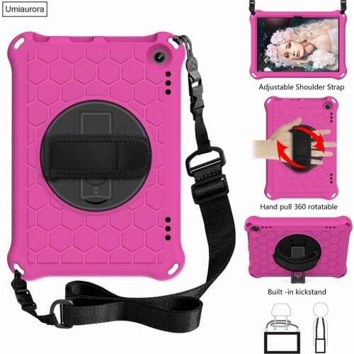 Tablet Case for Amazon Fire HD8 2018 HD 8 Plus 2020 Case Kids Shockproof Eva Handle Protective Cover for HD 7 10 2017 2019 Funda