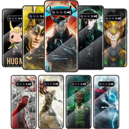 Marvel Loki Thor For Samsung Galaxy S21 Ultra Plus 5G M51 M31 M21 Tempered Glass Cover Shell Luxury Phone Case