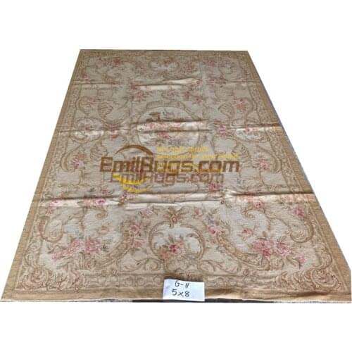 Designer Throw Hand Stitched Needlepoint Art Handmade Wool Needlepoint Floral Roses Knitted Museum