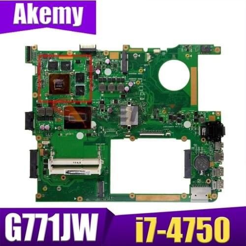 G771JW HM86 With i7-4750 CPU GTX960M/GTX860M-V4G Mainboard REV2.0 For ASUS G771 G771JW G771JM Laptop motherboard