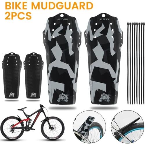 Fine Bicycle Fenders Bike Mudguard Carbon Fiber Front Rear Mountain Bike Wings Mud Guard Cycling Accessories 2 Colors