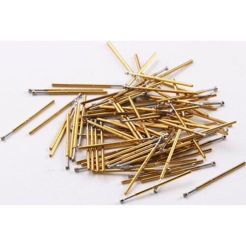 Hot Selling P50 Series Nickel Plated Test Probe Electronic Spring Detection Needle 100 Pcs/Bag Brass Pogo Pins For Test Tools