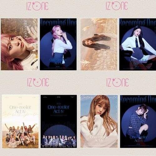 KPOP IZ*ONE Album One-reeler Peripheral Pictorial Poster IZONE Same Photo Color Of Youth Hot Sale