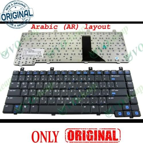 New Laptop keyboard for HP Pavilion ZV5000 dv5000 Presario M2000 R4000 V2000 V5000 C300 C500 Black Arabic AR Ver - K031802E4AR