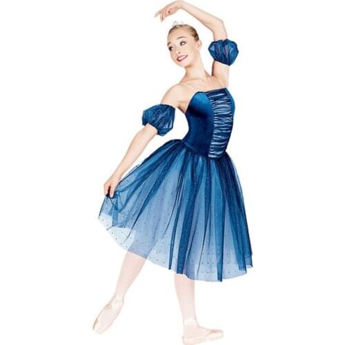 2018 New Lady Ballet Dance Dress Girls Ballet Tutu Costume Stage Performance Competition Suit Adults Show Drss B-2404