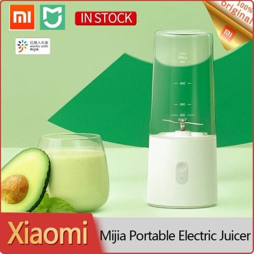 2020 New Xiaomi Mijia Portable Electric Juicer 350ml Mini Blenders Kitchen Fruit Vegetable Mixer Quick Juicing Auto-cleaning