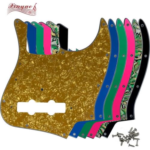 Pleroo Pickguard For US Vintage '74 11 Hole Screws 4 String Jazz Bass Guitar Pickguard Scratch Plate