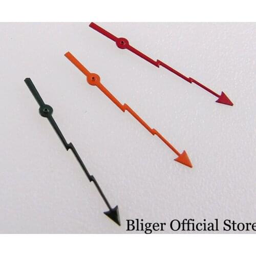BLIGER fit NH35A NH36A 4R35 4R36 7002 7009 7S26 Red/Orange/Green Flash Second Hand