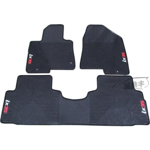 No Odor Durable Waterproff Rubber Carpets Non Slip Special Latex Car Floor Mats for HyundaiI30 IX35