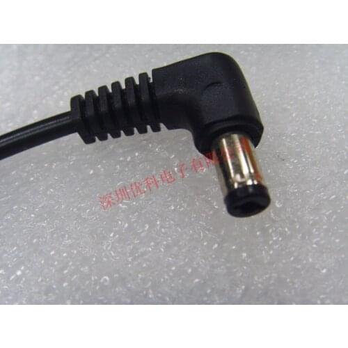 Free shipping For DC power cord 5.5*2.5 curved male plug all copper with a snap spring 0.3 square can be customized 0.5