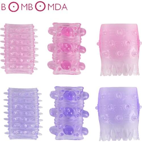 Silicone Penis Ring Enlargement Cock Ring Delay Ejaculation Sex Toys for Men Male Erection Stretcher Erotic Toys Adulr Products