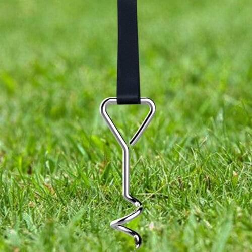 Tent Peg Trampoline Parts Corkscrew Shape Steel Stakes Anchor Kit for Trampolines