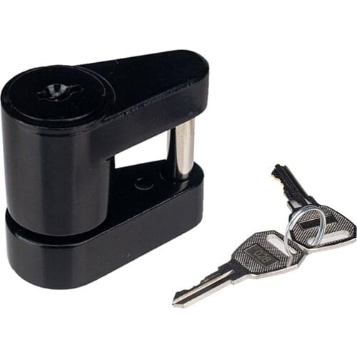 Black Trailer Hitch Tongue Coupler Lock Pin, Dia 1/4" 3/4 Inch Span Span, Adjustable Storage Security
