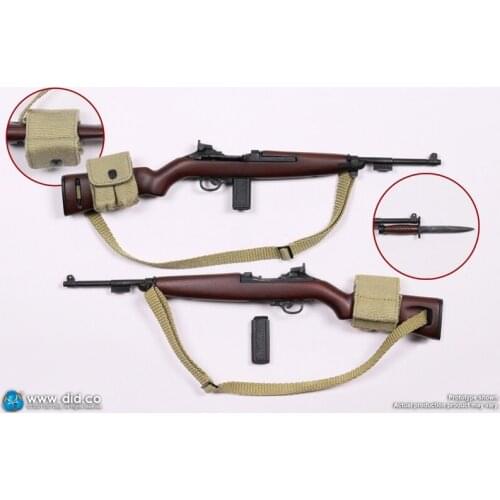 In Stock 1/6th DID A80150 WWII US Army Ranger Sergeant Mike Military M1 Submachine Gun Weapon Model For 12inch Doll Action