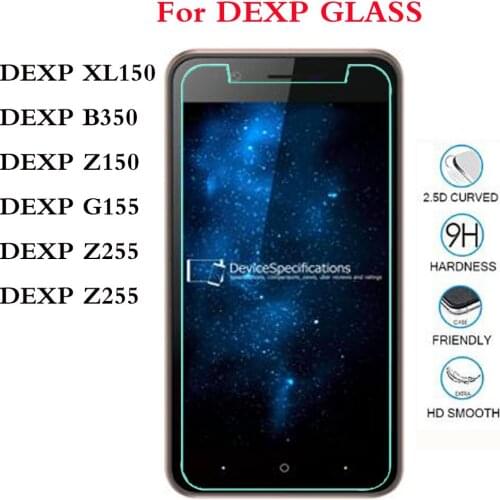 For DEXP Ixion XL155 B350 BS150 Z150 G155 Z255 Tempered Glass Screen Protector Premium Front Clear Protective Film Cover