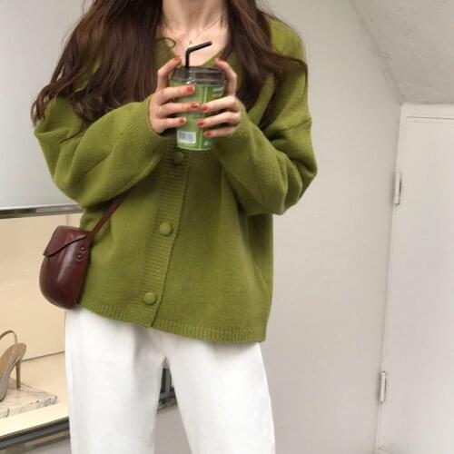 Bella philosophy 2021 Autumn Long Sleeve Women Cardigan Sweater lady Fashion Single Breasted Sweater Casual Knitted Sweater
