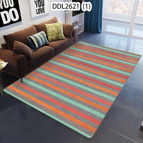 1 Piece Of Line Pattern Non-Slip Shirt Lattice Printing Carpet Door Mat Kitchen Living Room Rug Mat Carpet Mat For Hallway Tapis