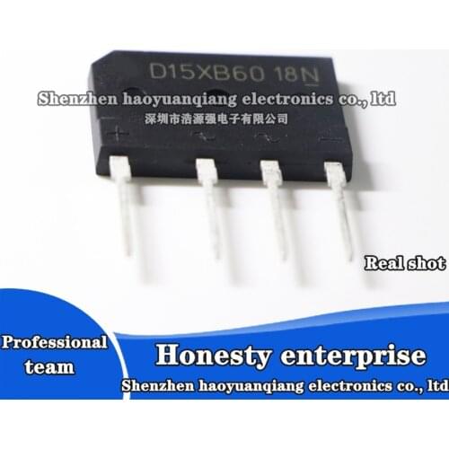 1PCS Genuine original D15XB60 straight into DIP-4 15A/600V induction cooker rectifier bridge