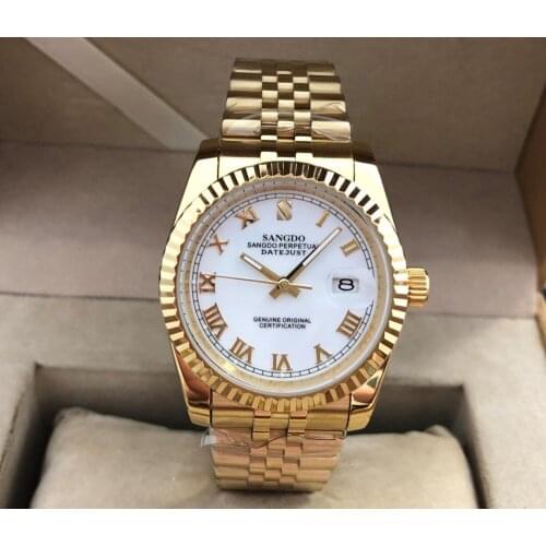 36.5mm luxury watch Automatic Self-Wind movement High quality Mechanical watches Automatic date Mens watch sd301-s8